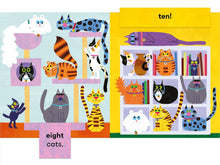 Load image into Gallery viewer, One Cat, Two Cats: A lift-the-flap, pop-up book with 20 cats to count!