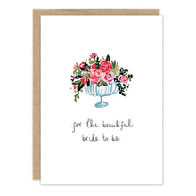 Load image into Gallery viewer, Beautiful Bride To Be Bridal Shower Card - Indie Indie Bang! Bang!
