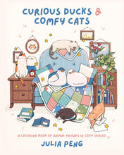 Load image into Gallery viewer, Curious Ducks Comfy Cats Coloring Book
