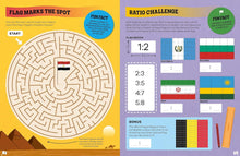 Load image into Gallery viewer, Lonely Planet Kids The Flag Activity Book: Word Games, Picture Challenges, Quizzes &amp; More | Fun Facts &amp; Awesome Info for Budding Vexillologists | Vibrant Full Color Design by Lonely Planet