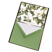Load image into Gallery viewer, La Petite Presse Magnolia Boxed Correspondence Notes