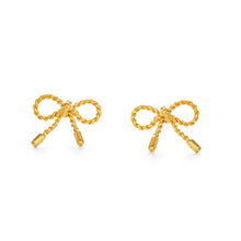 Load image into Gallery viewer, Tiny Bow Stud Earrings