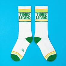 Load image into Gallery viewer, Tennis Legend Gym Crew Socks