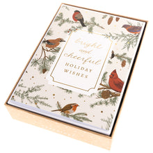 Load image into Gallery viewer, Birds Holiday Boxed Note Cards