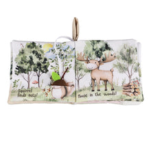 Load image into Gallery viewer, Forest Friends Soft Cloth Baby Book Teether