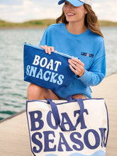 Load image into Gallery viewer, Boat Snacks Large Zip Pouch - Indie Indie Bang! Bang!