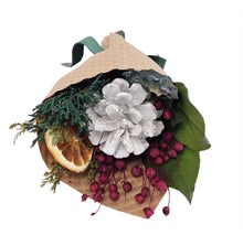 Load image into Gallery viewer, Mini White Pinecone &amp; Citrus Bouquet Bundle