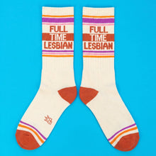 Load image into Gallery viewer, Full Time Lesbian Gym Crew Socks - Indie Indie Bang! Bang!