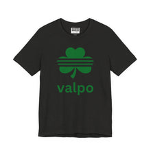 Load image into Gallery viewer, Valpo Shamrock T‑Shirt — Green Clover St. Patrick’s Day Tee - Indie Indie Bang! Bang!