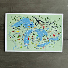 Load image into Gallery viewer, The Great Lakes 4" x 6" Postcard