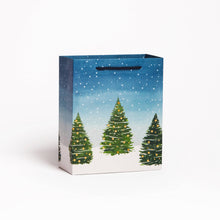 Load image into Gallery viewer, Snowy Trees Holiday Gift Bags