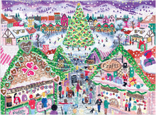 Load image into Gallery viewer, Holiday Village Market - 1000 piece puzzle