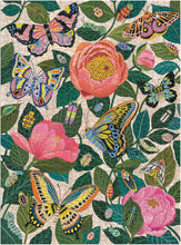 Load image into Gallery viewer, Between The Blooms – 1000 Piece Foil Jigsaw Puzzle Featuring Beautiful Artwork of Butterflies Nestled in Blooming Flowers - Indie Indie Bang! Bang!