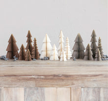 Load image into Gallery viewer, Paper Folding Honeycomb Trees w/ Gold Glitter, 3 Colors, Set of 5 - Indie Indie Bang! Bang!