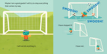 Load image into Gallery viewer, Tiny T-Rex Tries Soccer - Indie Indie Bang! Bang!