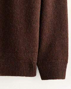 Pendleton | Shetland Crew Sweater - Espresso Heather