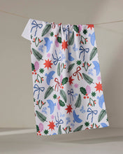 Load image into Gallery viewer, Christmas Garden Party Tea Towel | Geometry