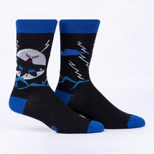 Load image into Gallery viewer, Mothman Believes In You Crew Socks - Indie Indie Bang! Bang!