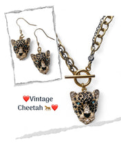 Load image into Gallery viewer, Vintage Inspired Cheetah Jewelry 