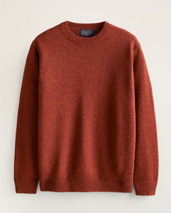 Pendleton | Shetland Crew Sweater - Fired Brick Heather