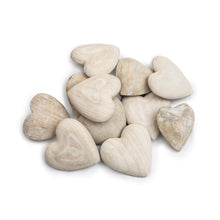 Load image into Gallery viewer, Whitewashed Carved Wooden Heart