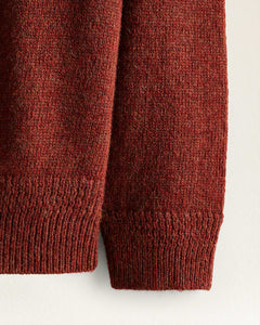 Pendleton | Shetland Crew Sweater - Fired Brick Heather