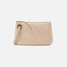 Load image into Gallery viewer, HOBO | Daisy Daze Large Wristlet in Buffed Leather - Frosted Pearl - Indie Indie Bang! Bang!