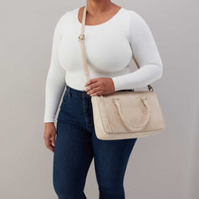 Load image into Gallery viewer, HOBO | Expedition Satchel in Buffed Leather - Frosted Pearl - Indie Indie Bang! Bang!