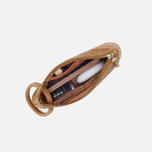 Load image into Gallery viewer, HOBO | Daisy Daze Large Wristlet in Buffed Leather - Whiskey - Indie Indie Bang! Bang!