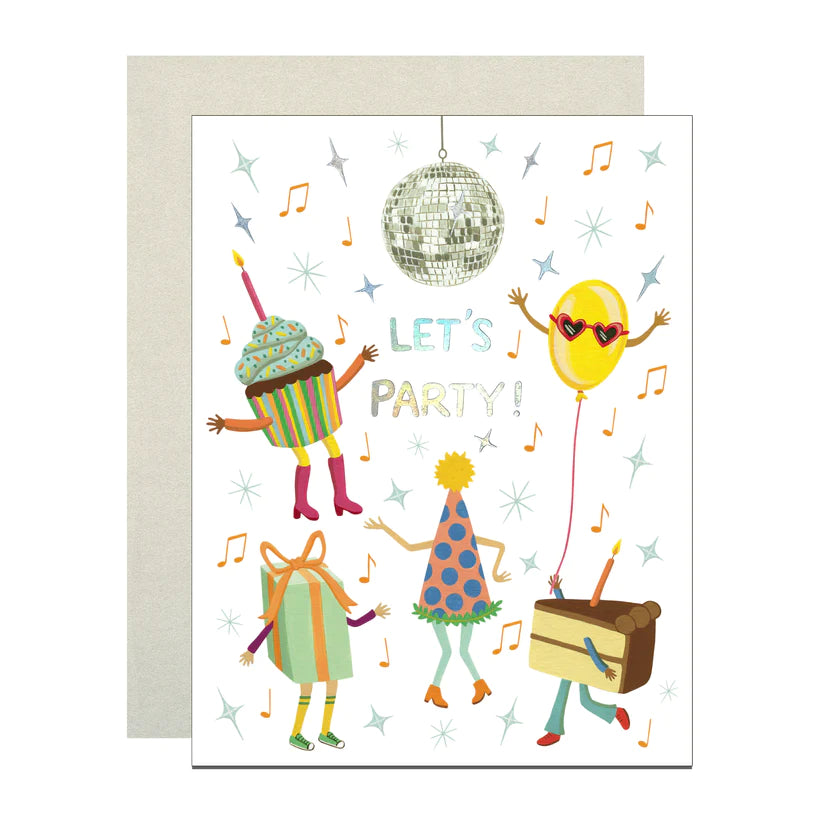 Disco Ball Birthday Card - Indie Indie Bang! Bang!