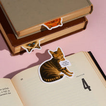 Load image into Gallery viewer, Moody Cats Magnetic Bookmark Set