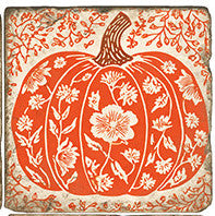 Floral Pumpkin Coaster - Indie Indie Bang! Bang!