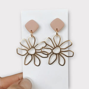 Daisy Clay Earrings