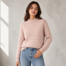 Load image into Gallery viewer, Petal Pink Knit Sweater | MD'M