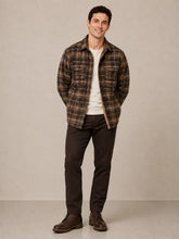 Load image into Gallery viewer, Men's Sherpa-Lined Flannel Shirt Jacket
