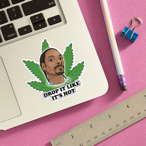 Snoop Pot Leaf Sticker - Indie Indie Bang! Bang!