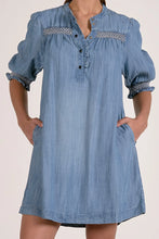 Load image into Gallery viewer, Denim Shift Dress - Indie Indie Bang! Bang!