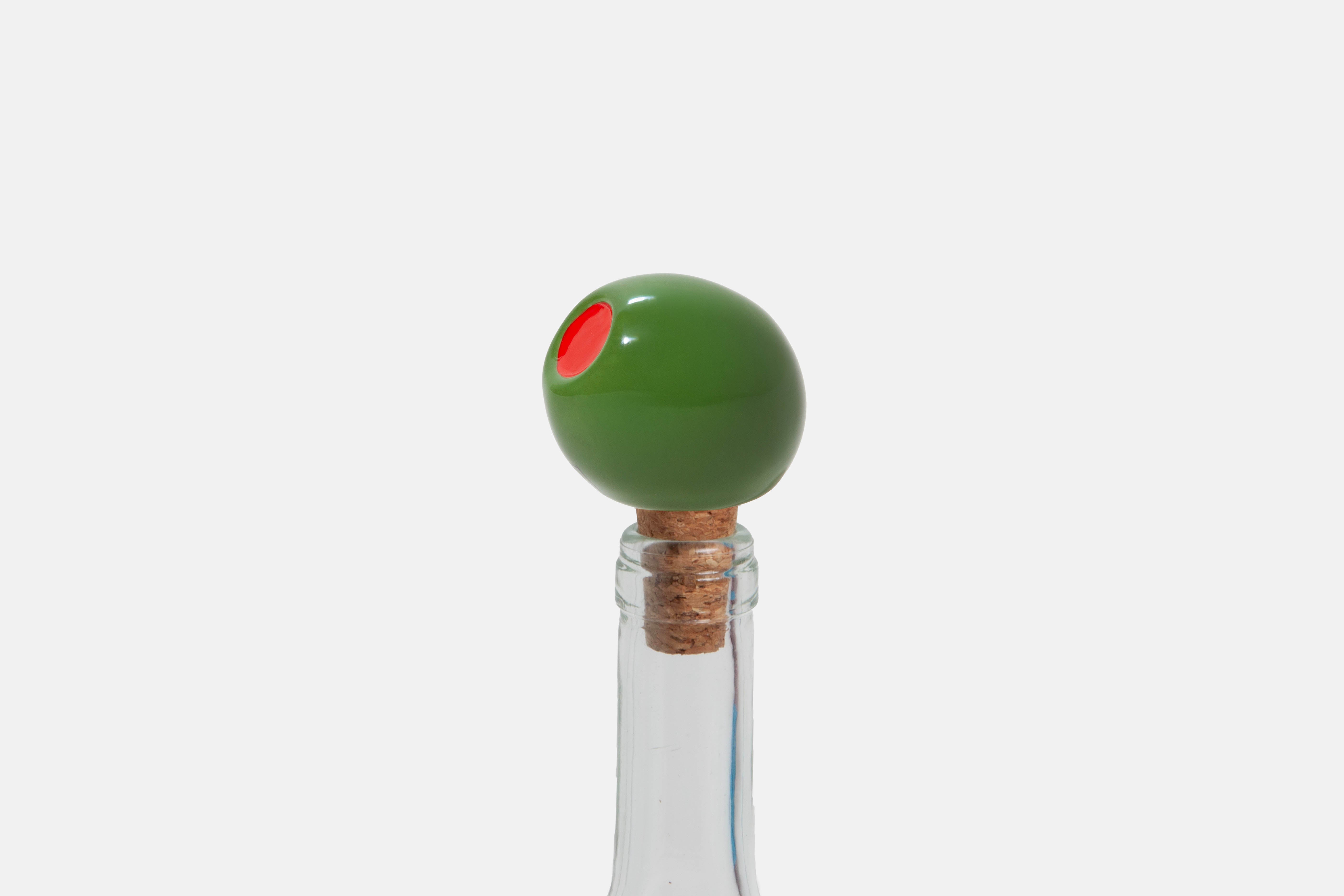 Martini Olive Cork Stopper - Thumbnail 2