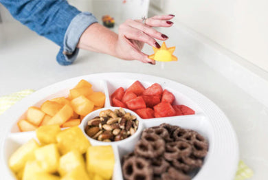 Nora Fleming | Pinstripes Melamine Divided Dish - Indie Indie Bang! Bang!