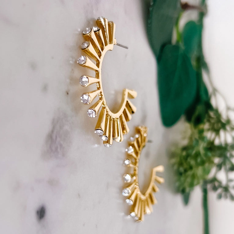 Starburst Hoop Earrings - Indie Indie Bang! Bang!