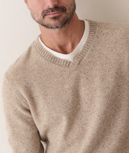 Load image into Gallery viewer, Merino V-Neck Sweater - Ryewater | Marine Layer