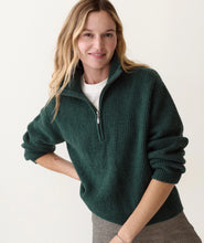 Load image into Gallery viewer, Chalet Quarter Zip Sweater - Pine | Marine Layer - Indie Indie Bang! Bang!