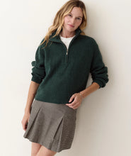 Load image into Gallery viewer, Chalet Quarter Zip Sweater - Pine | Marine Layer - Indie Indie Bang! Bang!