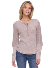 Load image into Gallery viewer, Hattieville Grey Henley
