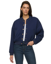 Load image into Gallery viewer, Hallie Quilted Knit Bomber Jacket