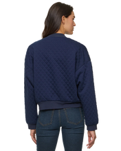 Load image into Gallery viewer, Hallie Quilted Knit Bomber Jacket