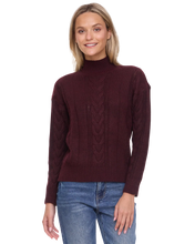 Load image into Gallery viewer, Opal Cable Turtleneck