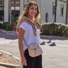 Load image into Gallery viewer, HOBO | Fern Zip-Flap Crossbody in Pebbled Leather - Stonewash - Indie Indie Bang! Bang!