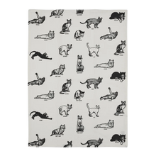 Load image into Gallery viewer, Cat Tricks Tea Towel - Indie Indie Bang! Bang!