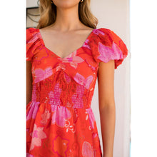 Load image into Gallery viewer, Evelyn Puff Sleeve Floral Dress - Indie Indie Bang! Bang!